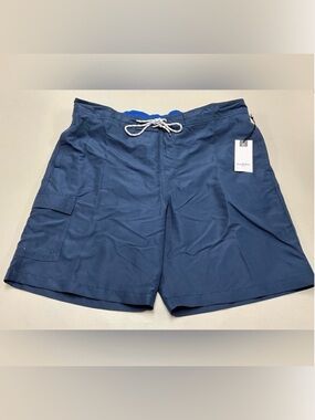 Goodfellow & Co. Men's Navy Board Shorts Inseam 9"